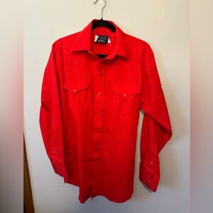 VTG panhandle slim cowboy western pearl snap